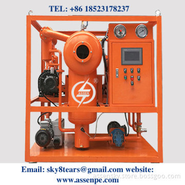 PLC Online Vacuum Transformer Oil Filtration Equipment